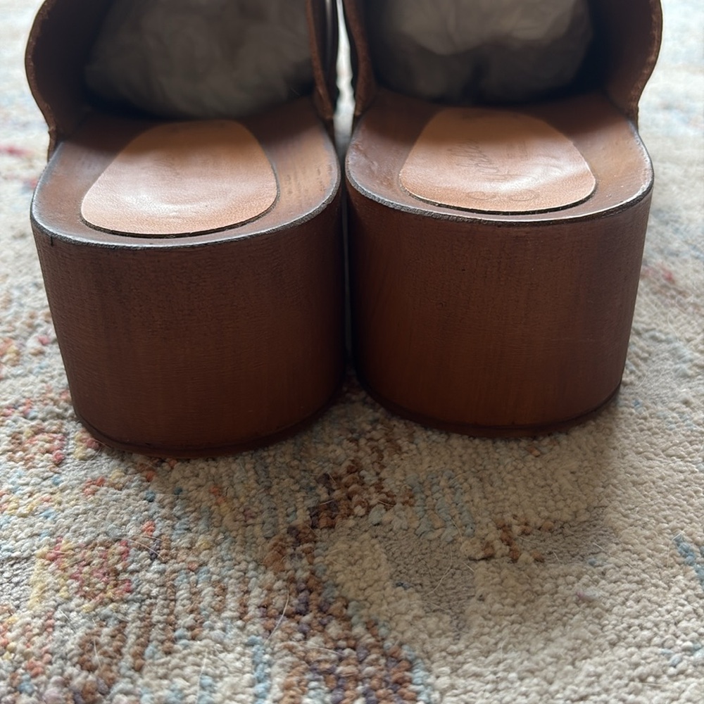 Like New Leather Clogs - image 6